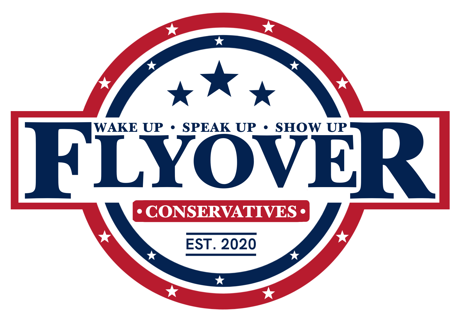 Flyover Conservatives full color, white surround
